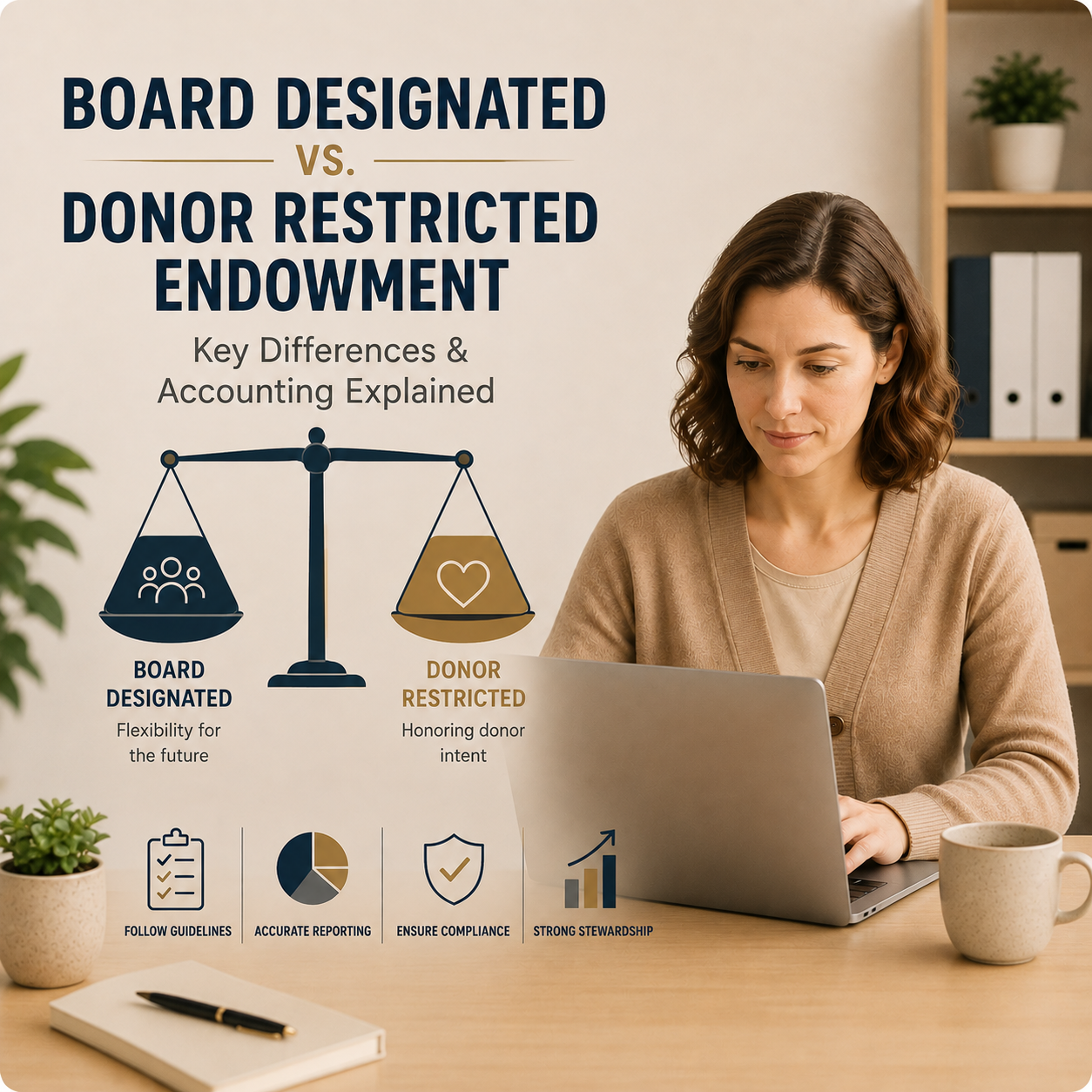 board designated vs donor restricted endowment