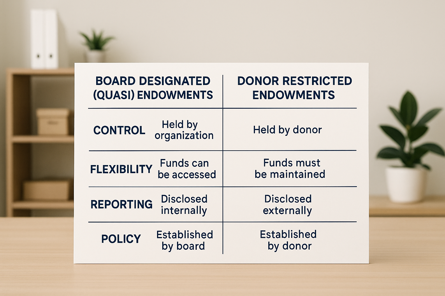 Understanding Board Designated and Donor Restricted Endowments